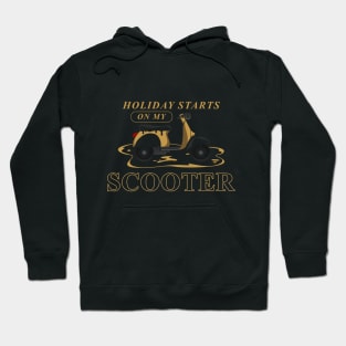 Holiday with Scooter Hoodie